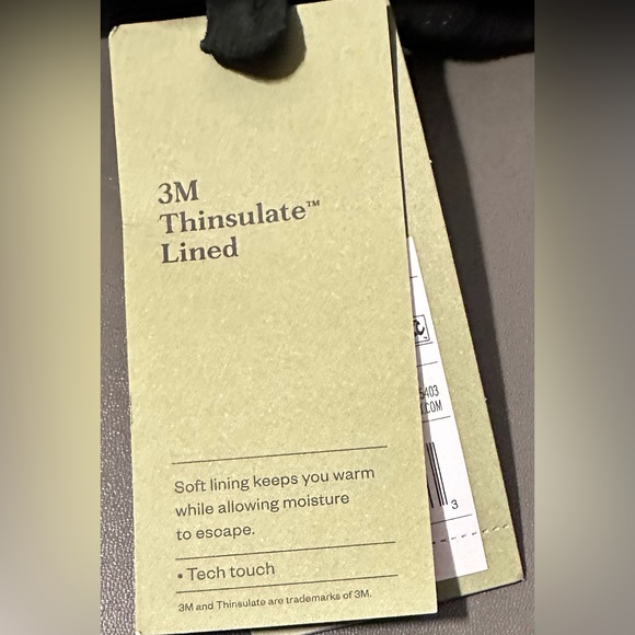 Good fellow Black зМ Thinsulate Lined gloves with 
• Tech touch size (L/XL) - Picture 3 of 5